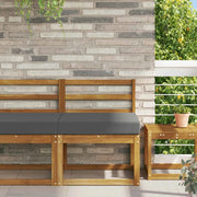 Cuscino per divano da esterno Antracite 60 x 60 x 8 cm 900693