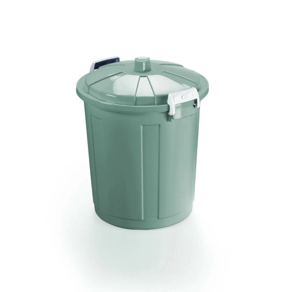 Contenitore Con Coperchio Tommy Da 21 Litri Verde Mazzei - Mazzei Home