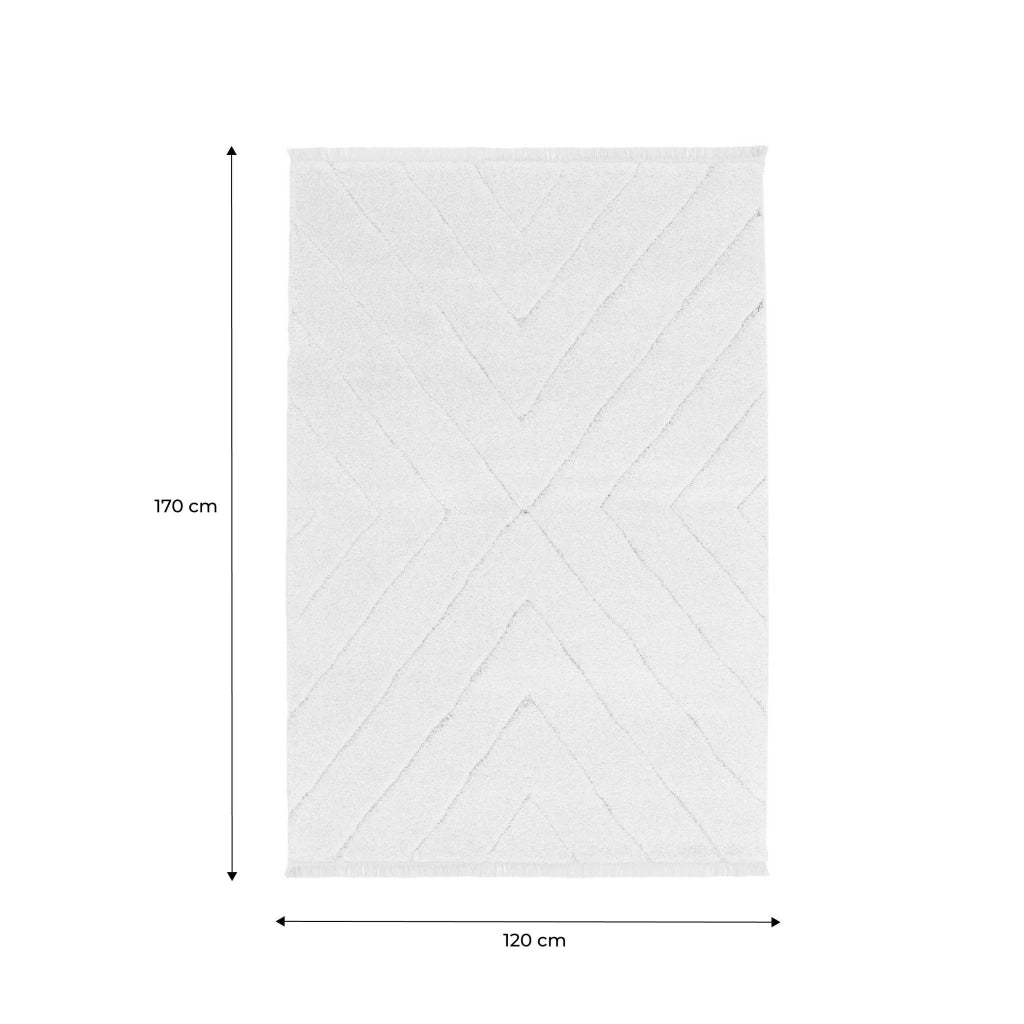 Tappeto interno tufted crema