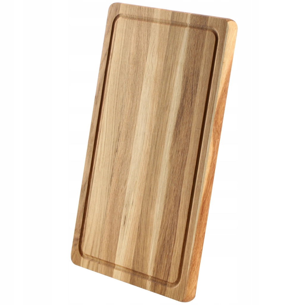 Tagliere da cucina in legno KADAX 45x30 cm, in rovere massello, ideale per servire.