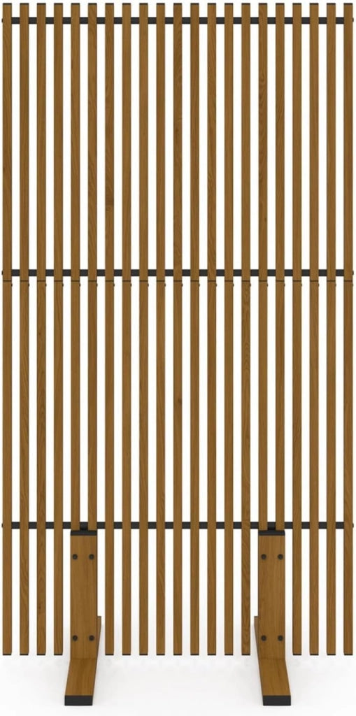 Schermo Decorativo per Esterni, 80 x 150 cm, Effetto Legno