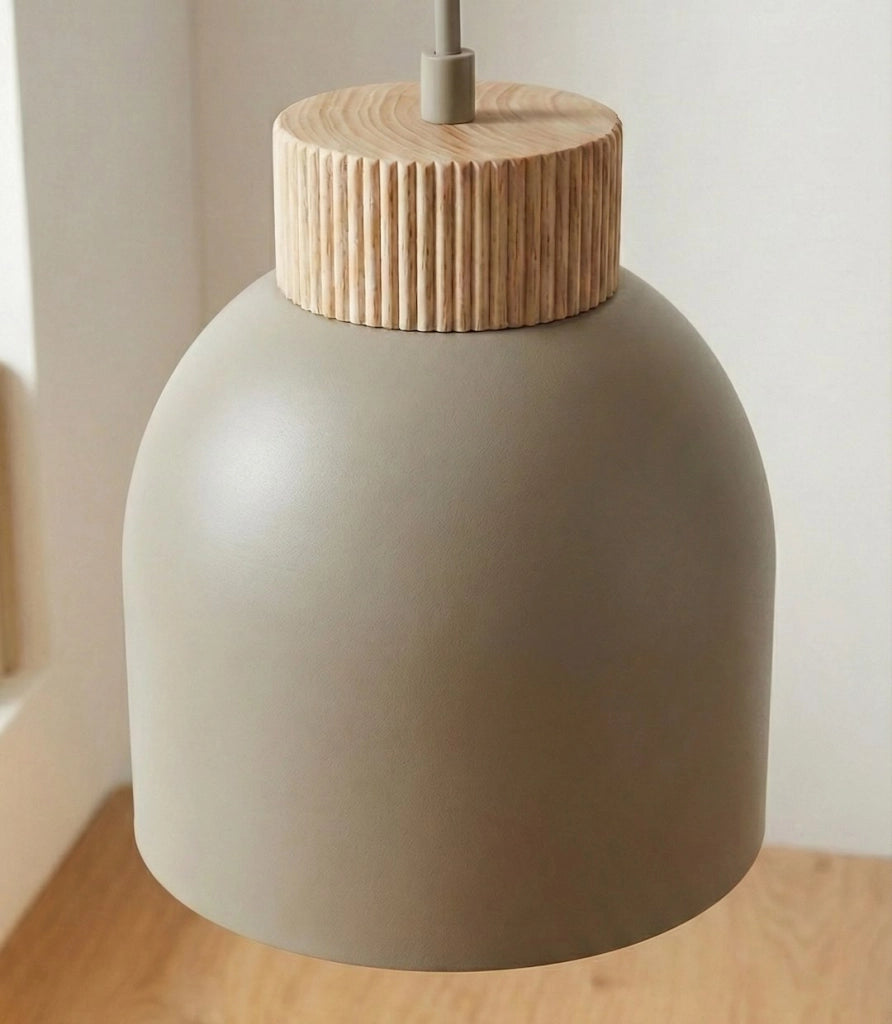 Lampada sospesa KRU beige scandinava spider 5xE27 Emibig