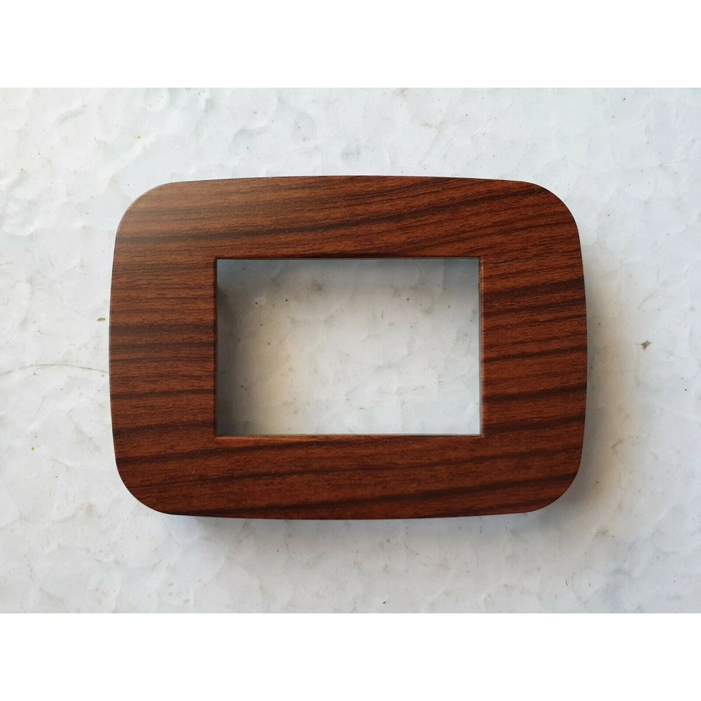 Trade Shop - Placca Placchetta Placchette Compatibili Per Serie Axolute Bticino Colorate Fori - Blu Metallizzato -7 Fori     -