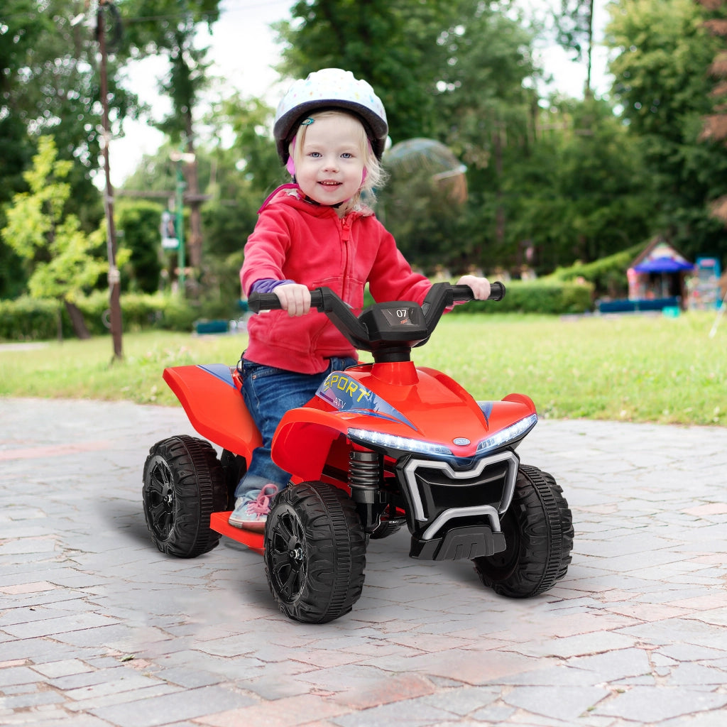 Auto Elettrica Bambini 6V ¨C zephmum ¨C Rosso 71x40.5x45 cm