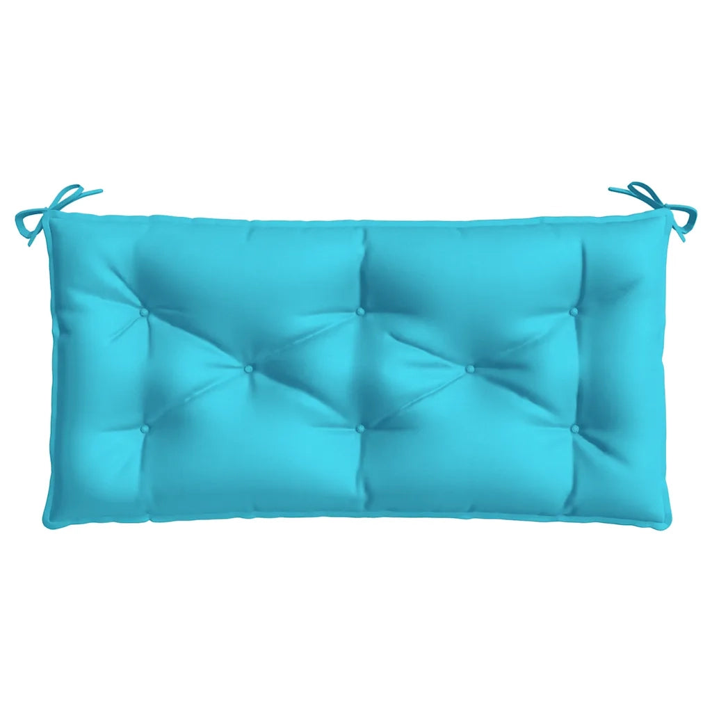 Cuscini per Panca da Giardino 2 pz | Cuscini per sedie Turchese 100x50x7 cm Tessuto