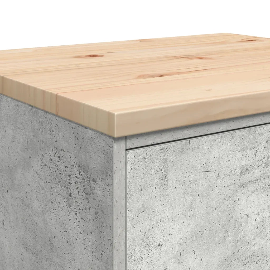 Armadietto da Garage Grigio cemento 60x51x85 cm CFW1112489