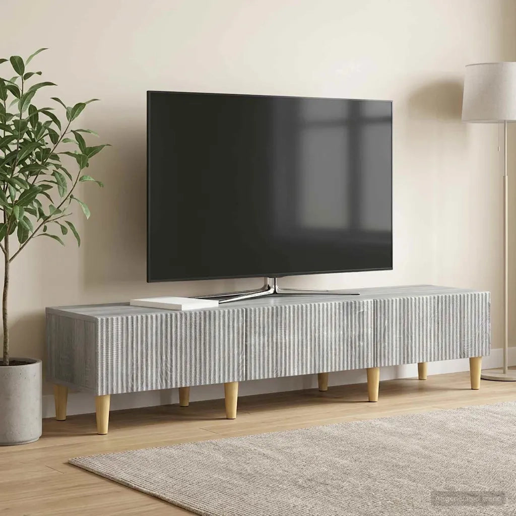 Mobile TV Grigio Sonoma 147 x 34,5 x 30 cm Legno ingegnerizzato 894711