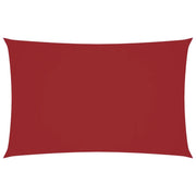 Parasole a vela | Telo Ombra | Vela da ombra Oxford Rettangolare 2,5x5 m Rosso