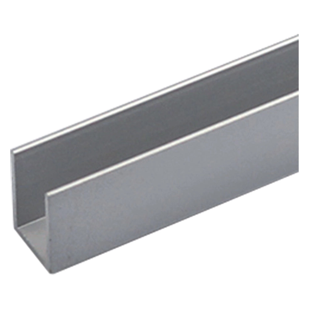 PROFILO PER FAI DA TE TIPO 'U' mm 10 x 10 x 1 - mt 1 col.argento- 10 pezzi  - UNIKO