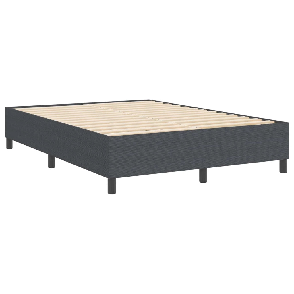Struttura letto piattaforma Grigio scuro 140 x 200 cm 3337413