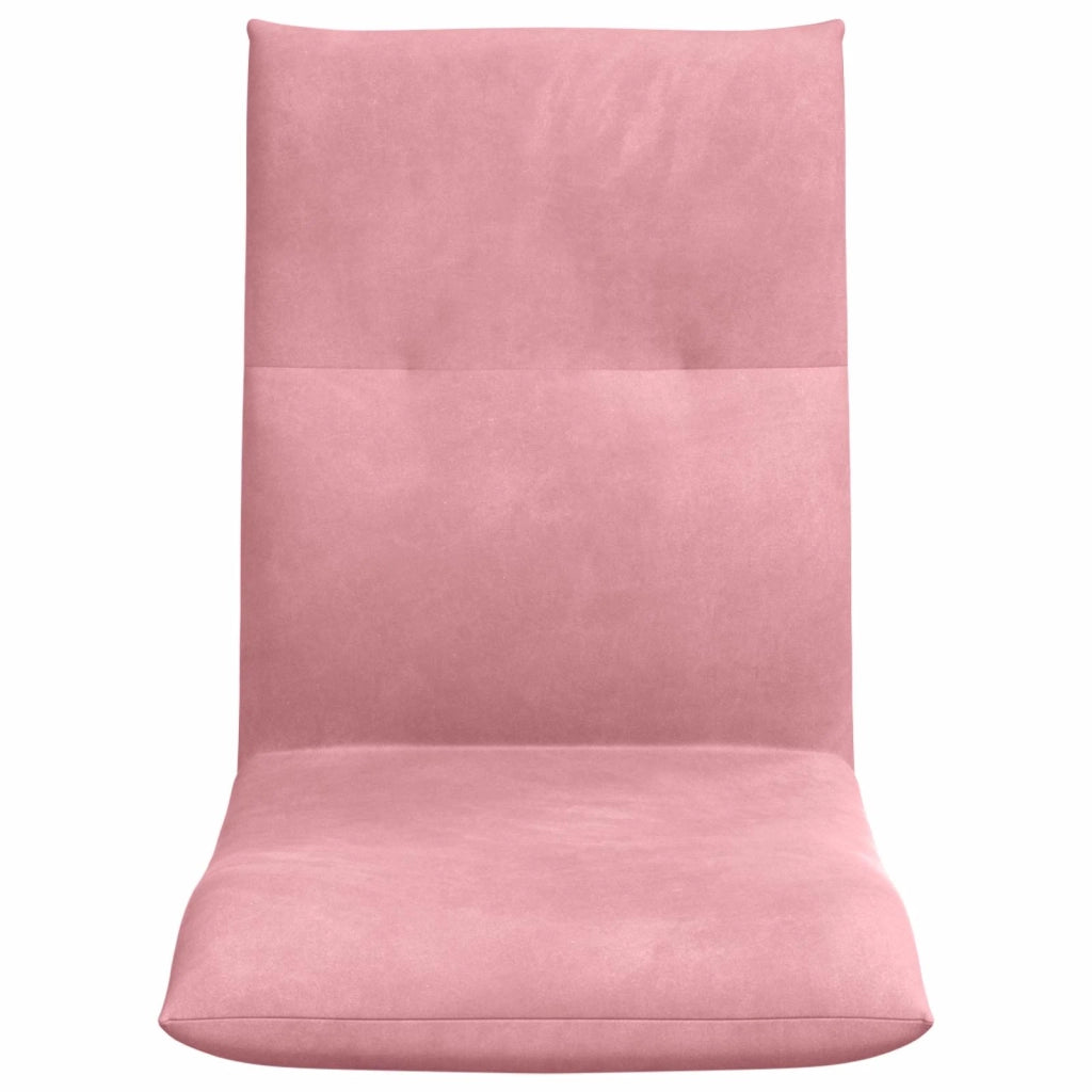 Sedia a pavimento regolabile Rosa Velluto