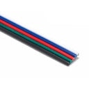 10 Metri Cavo Filo Elettrico Piattina Penta Polare 5X0,25 mmq Cavo di Prolunga Per Striscia Led RGBW