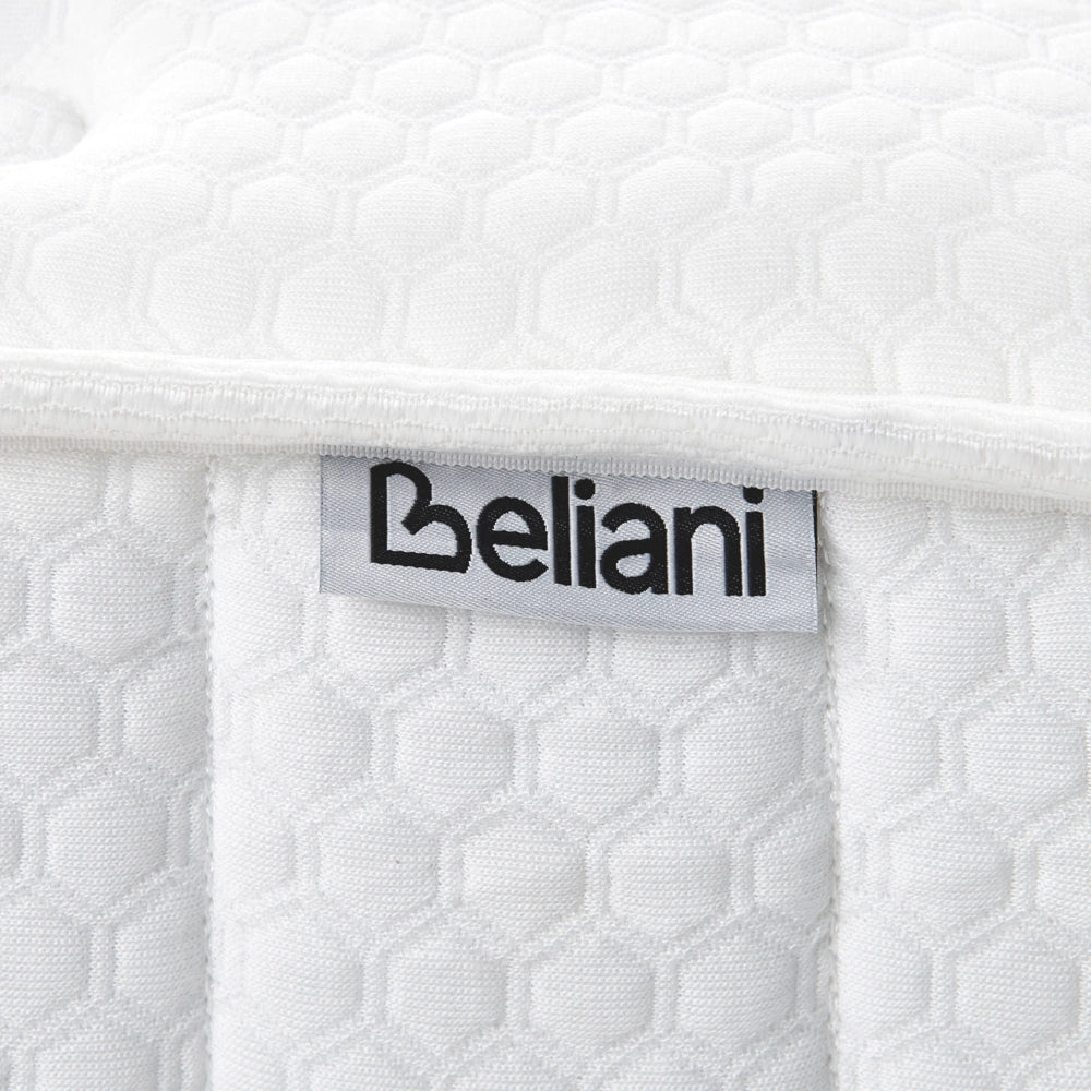 Materasso matrimoniale double face medio duro tessuto bianco per letto 140 x 200 cm