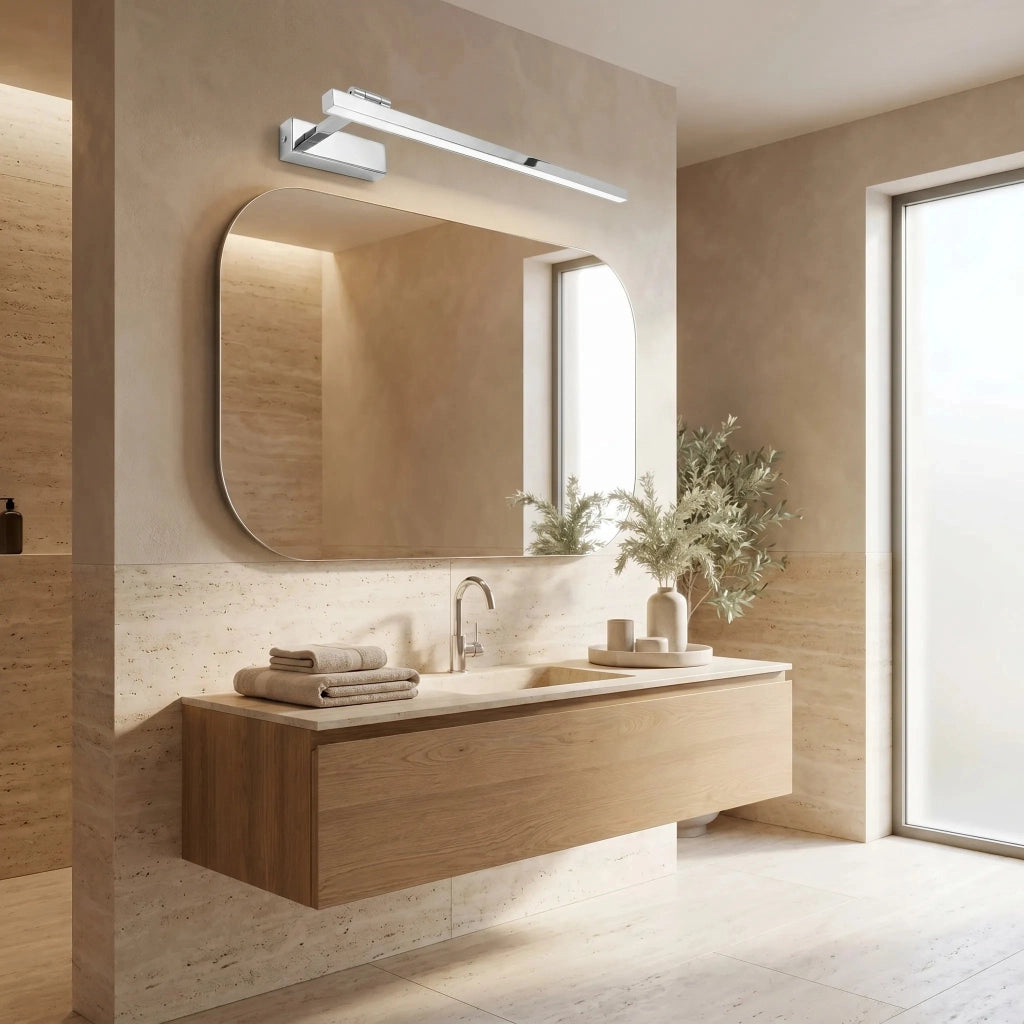 Applique Da Bagno Led Swe029-1w 60cm Chrome