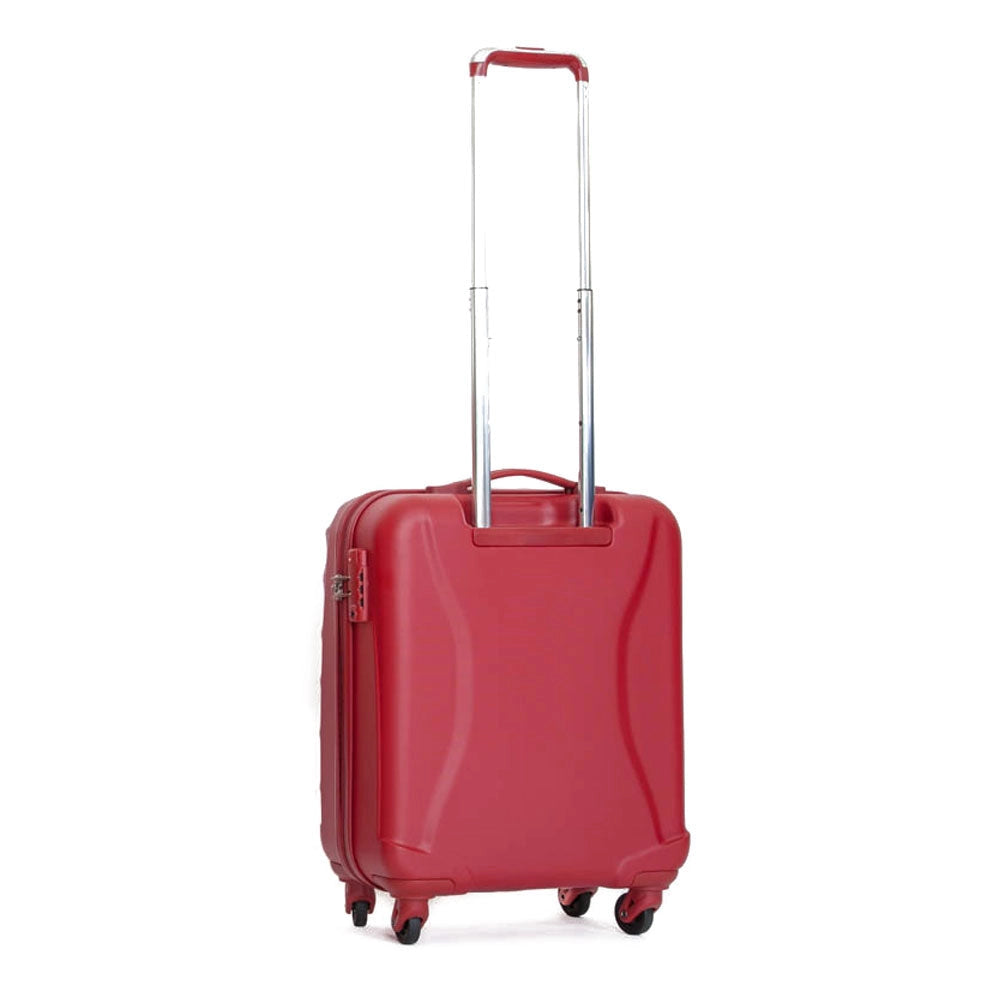 Trolley Valigia Rigido Bagaglio a Mano in ABS 4 TSA Ruote Ravizzoni Infinity Rosso
