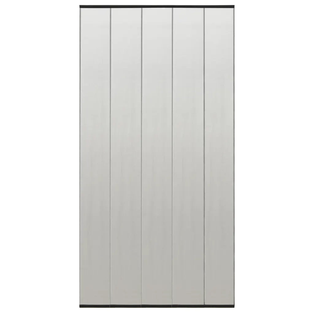 Zanzariera per Porta con 5 Sezioni a Rete Nera 120x240 cm cod mxl 54560