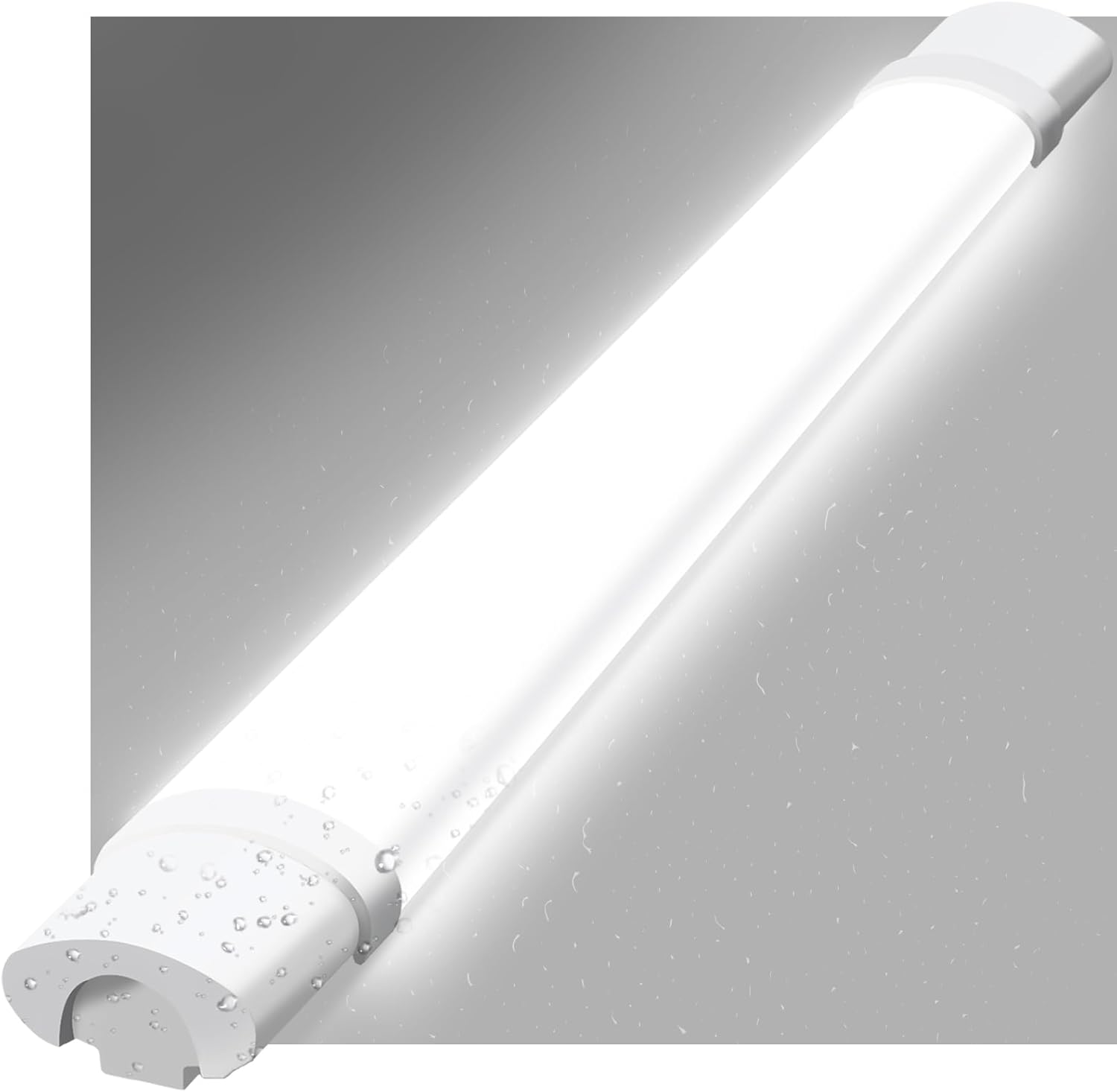 ZMH Lampada da soffitto LED 120 cm 36W luce interrato tubo fluorescente IP65 per corridoio