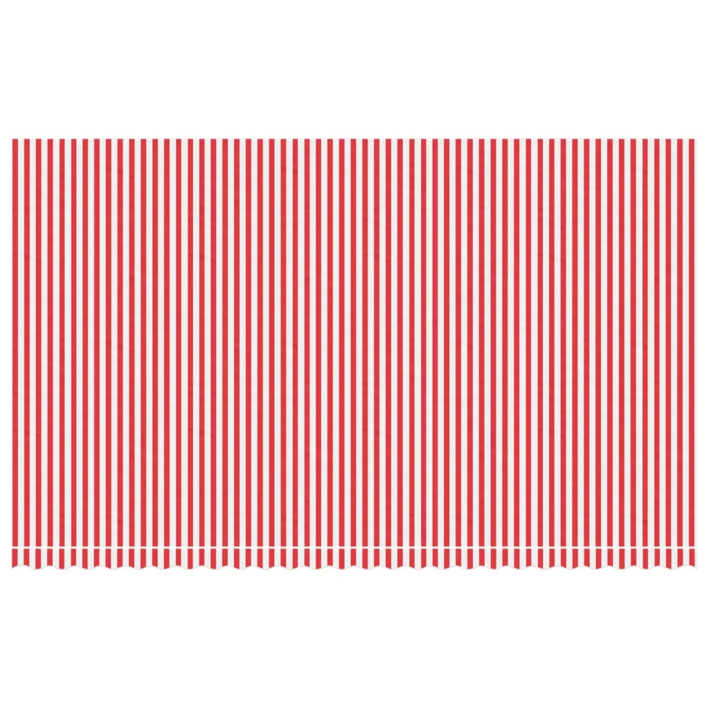 Tessuto di Ricambio per Tenda Strisce Rosse e Bianche 6x3,5 mcod mxl 91947