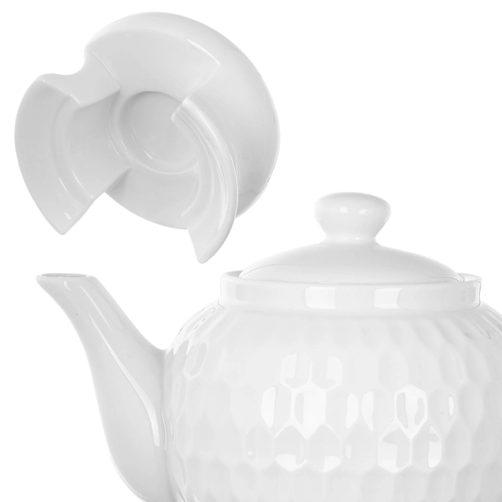 Teiera KADAX con riscaldatore 900ml per tè 0,9L in ceramica, idea regalo