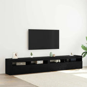 Set mobile TV 3 pcs Rovere Nero 240 x 35 x 40 cm 3332522