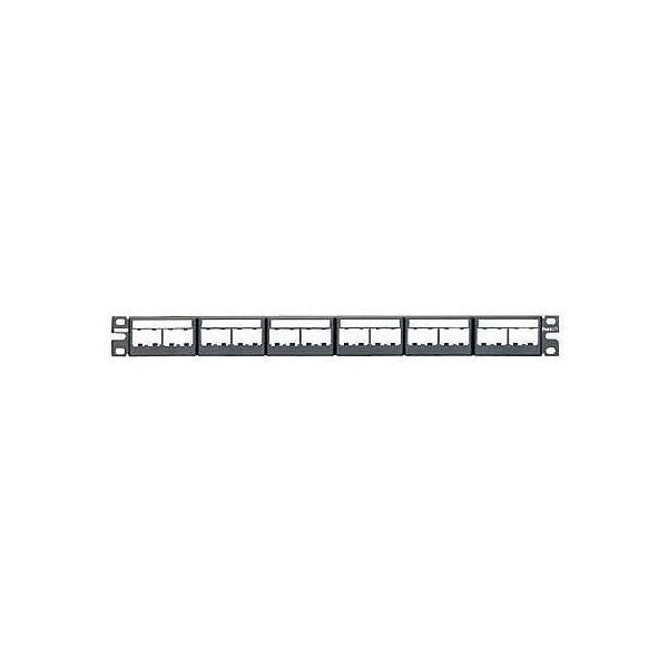 Pann.1u per 24 rj45u minicom nero - CPPL24WBLY