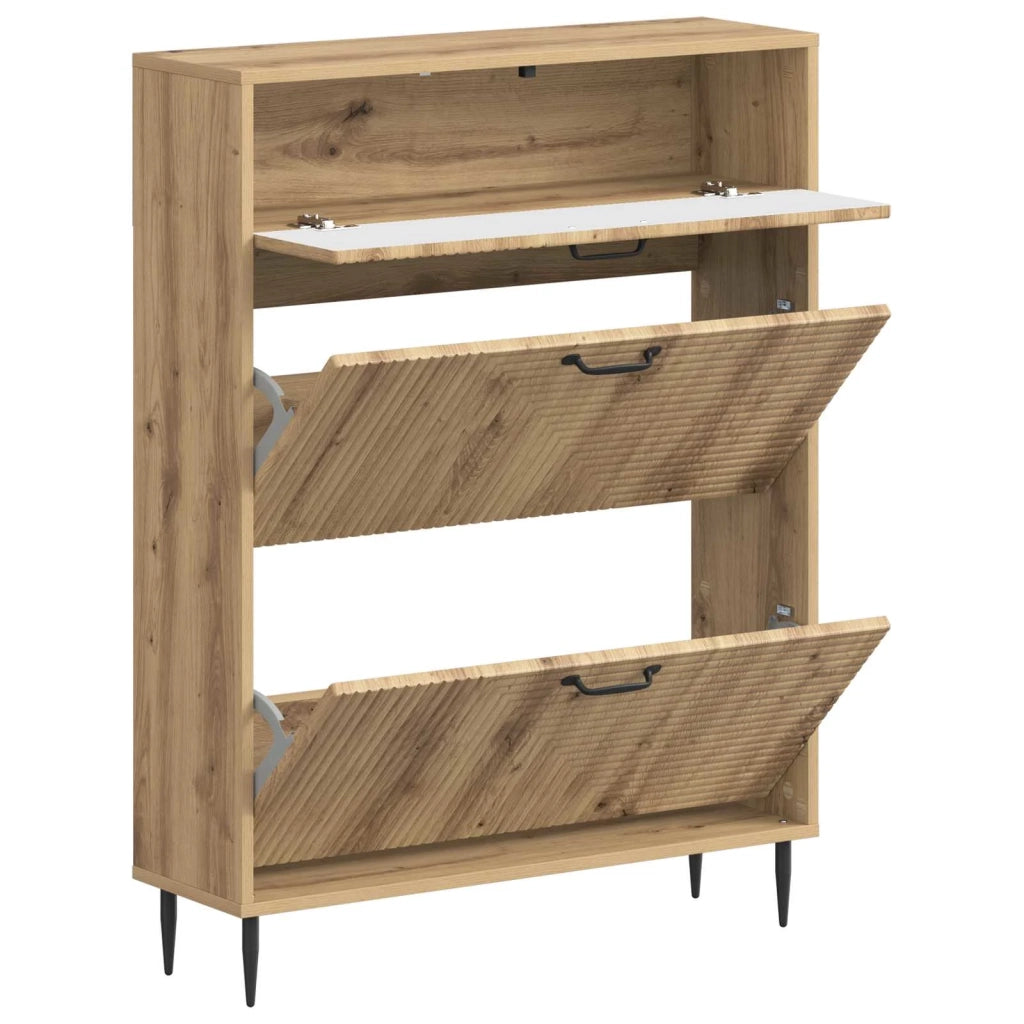 Mobile per scarpe HAARLEM 78 x 24 x 103 cm Legno ingegnerizzato 896884