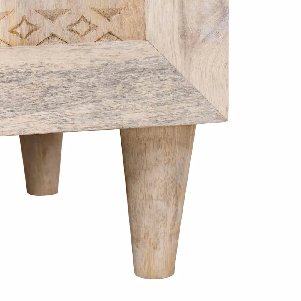 Armadio da Notte Bianco 50 x 33 x 60 cm Legno ingegnerizzato 4018127