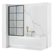 Schermo Vasca Rea Lagos-1 Fix 80 Black