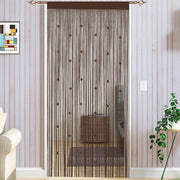 Gordiglio per porte - protezione insetti - 1 pezzo - marrone caffè - 90 x 200 cm