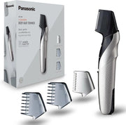 Trimmer per corpo con 3 accessori - Raschiatore elettrico per uomo - Schiara la pelle in modo delicato sia in modalità umida che secca