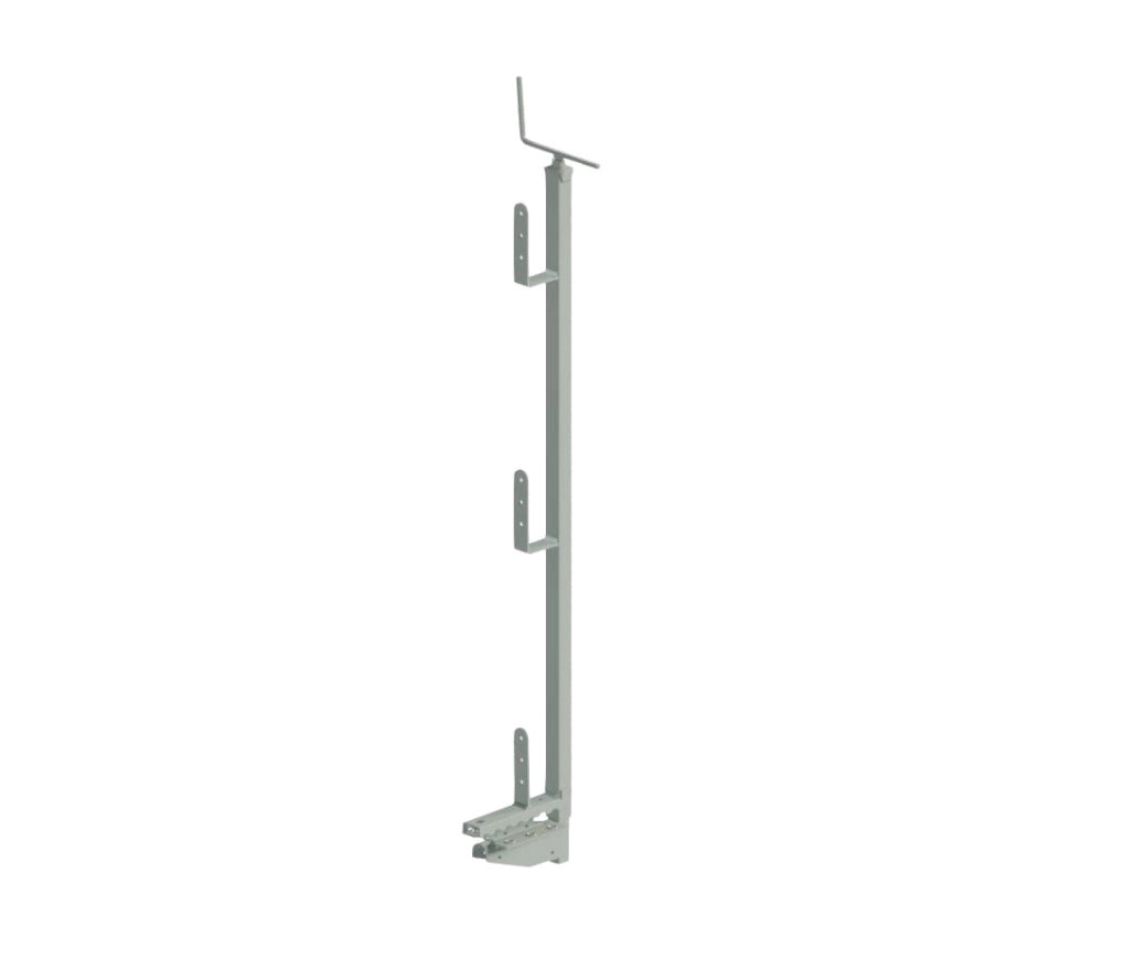 PARAPETTO UNIVERSALE CON BASCULA mm 155x30x1145 h