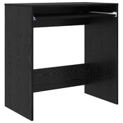 Scrivania | Tavolo da Ufficio Rovere Nero 77.5 x 43 x 79 cm Legno multistrato