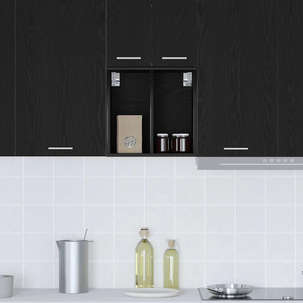 Armadio pensile Rovere Nero 40 x 29,5 x 40 cm Legno multistrato 884419