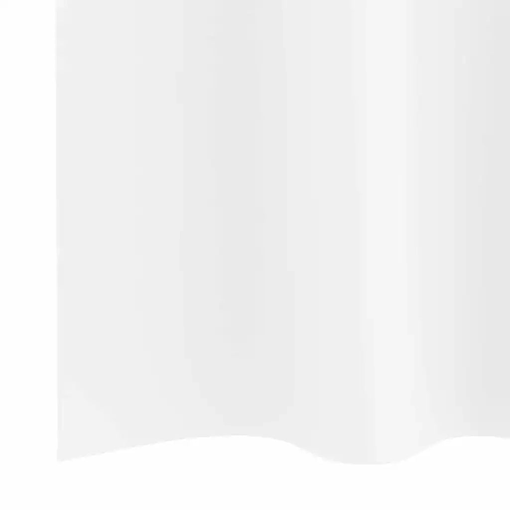 Tende Blackout con Anelli 2 pz Bianco Puro 175 x 140 cm 4107384