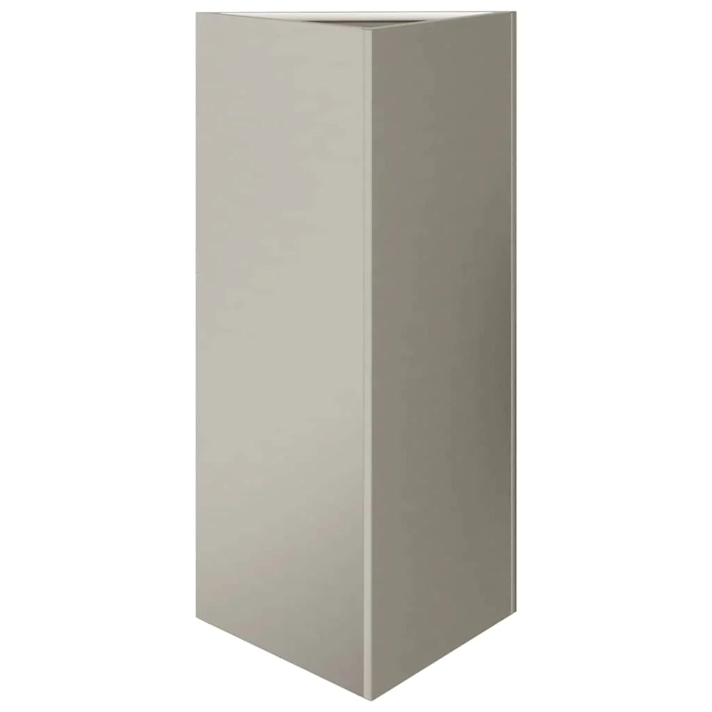 Fioriera rialzata per piante fiori giardino terrazze set da 2 triangolare 40 x 34,5 x 70 cm acciaio corten marrone 02_0039101