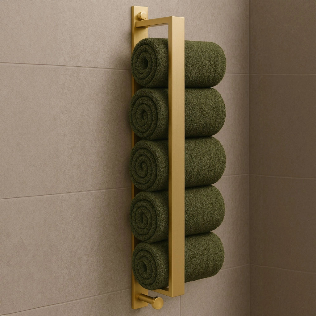 Portasciugamano Da Bagno Brush Gold