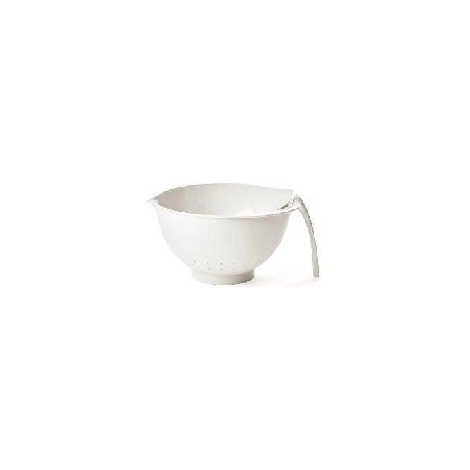 Guzzini scolapasta Easy Drain Universal Chef Line, 24,5 cm, 3 litri, plastica BPA free, lavastoviglie, bianco