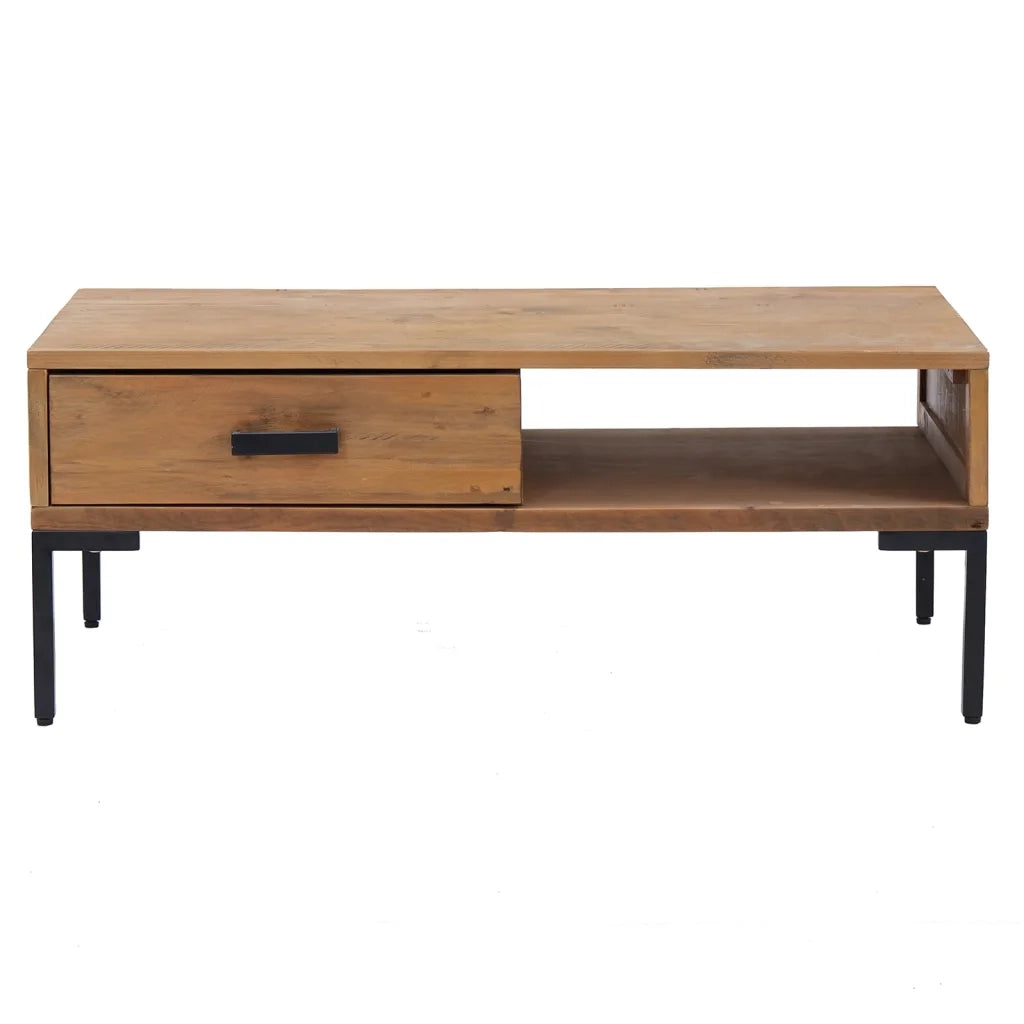 Tavolino da salotto | Tavolino da caff¨¨ | Tavolino da Soggiorno 90x50x35 cm in Legno Massello di Pino