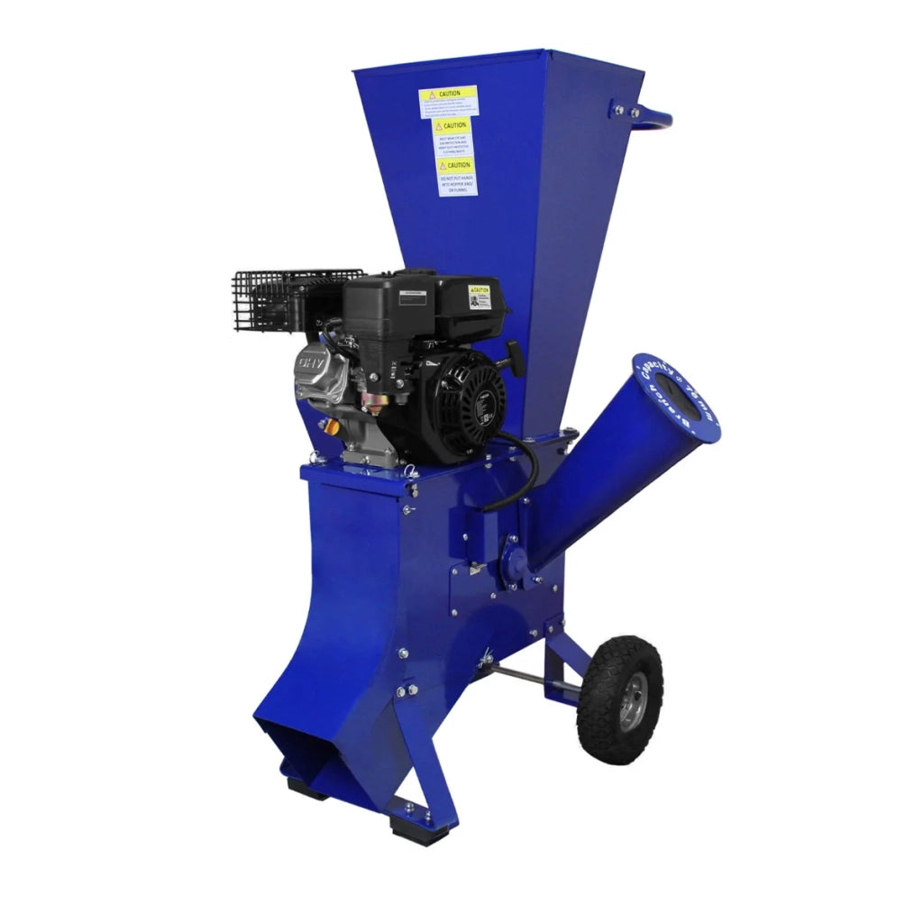 Tritatutto a benzina 7HP Trituratore da giardino Decespugliatore per uso intensivo Tritatura di legno