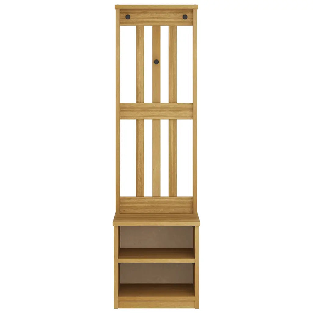 vidaXL Albero da Ingresso SANDNES 45x40x159,5 cm in Legno di Pino