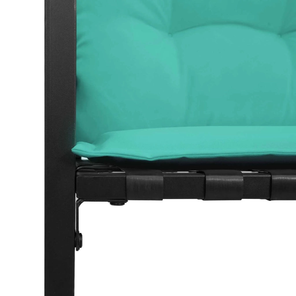 Panchetta in Legno a Strati Turchese 114 x 55 x 77 cm