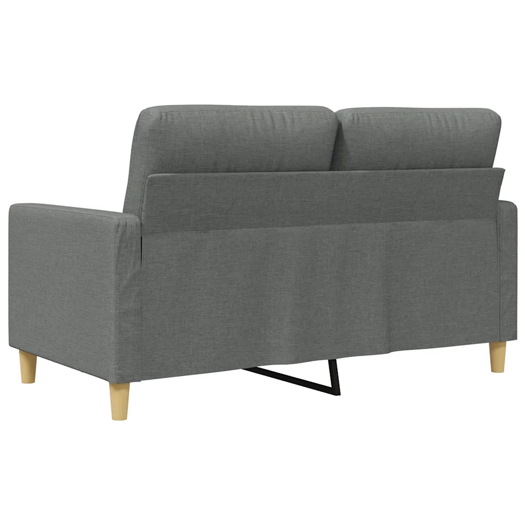 Divano a 2 Posti Grigio Scuro 120 cm in Tessuto 359228