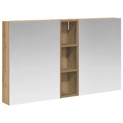 Set di Armadi da Bagno | Armadio da bagno con lo scaffale 3 pz 120 x 14,5 x 70 cm
