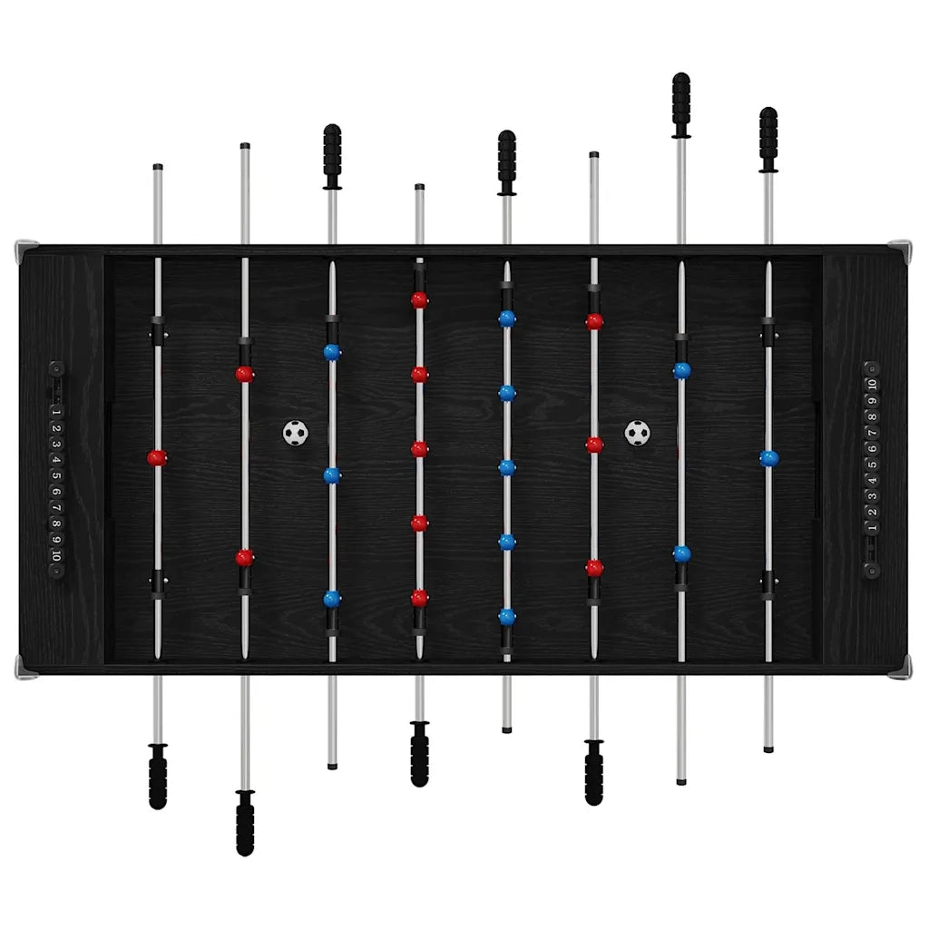 Tavolo da Foosball Rovere Nero 125 x 60,5 x 80 cm