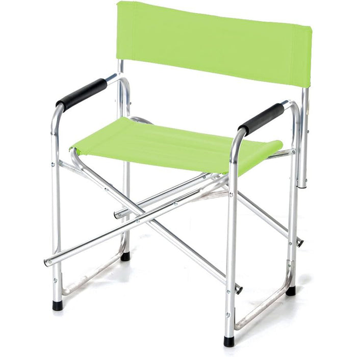 SEDIA REGISTA ALLUMINIO PIEGHEVOLE 47x57x78cm MAX 110kg VERDE GIARDINO VERDELOOK