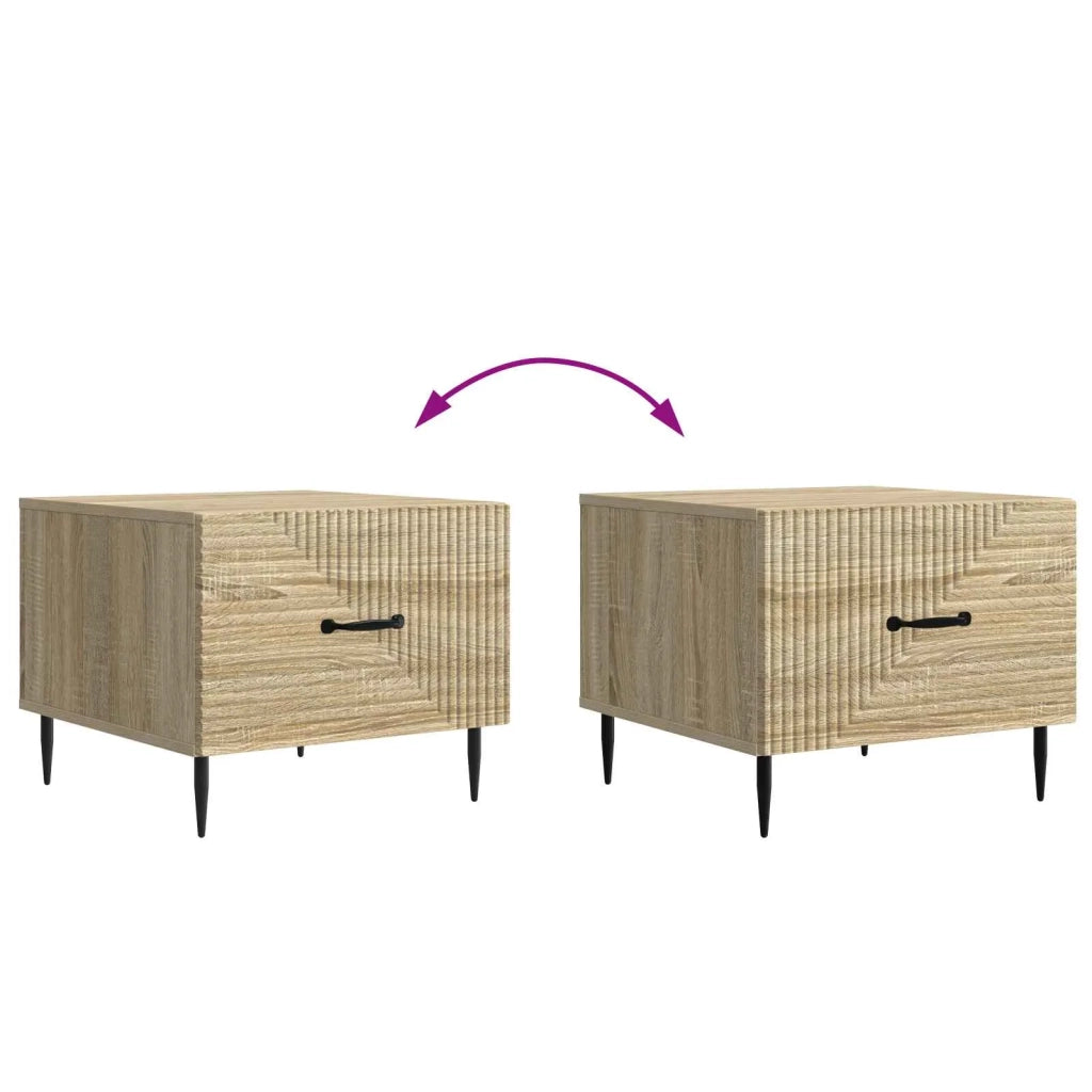 Tavolino da salotto con cassetto Rovere Sonoma 49 x 50 x 40 cm 894967
