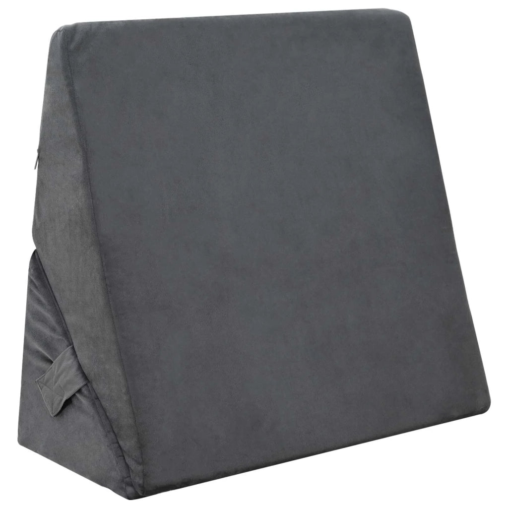 Cuscino a Wedge Grigio 55 x 55 x 26 cm Schiuma Memory CFW3860796