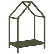 Rastrelliera per Legna da Ardere Verde Oliva 40x25x60 cm CFW6886105