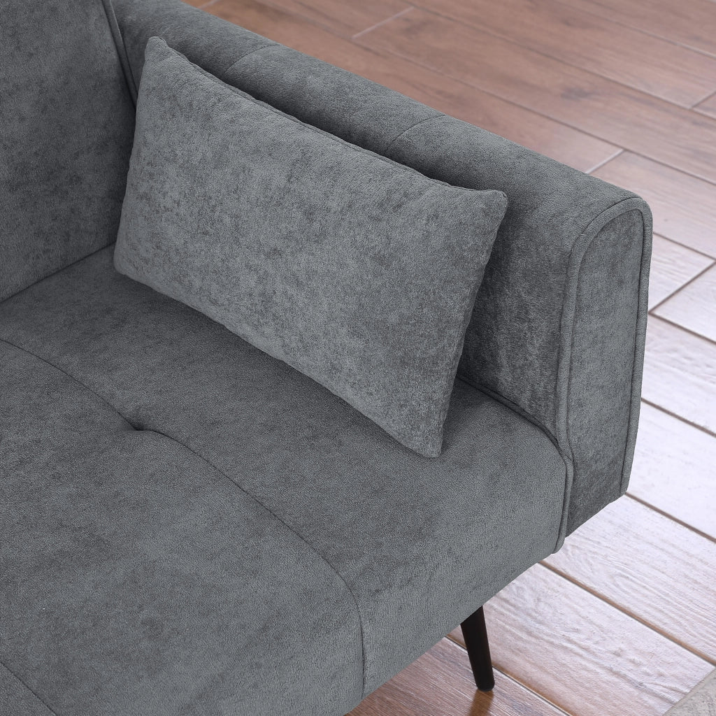 Divano Letto Pieghevole con Schienale Regolabile ¨C MINIMAL ¨C Tessuto