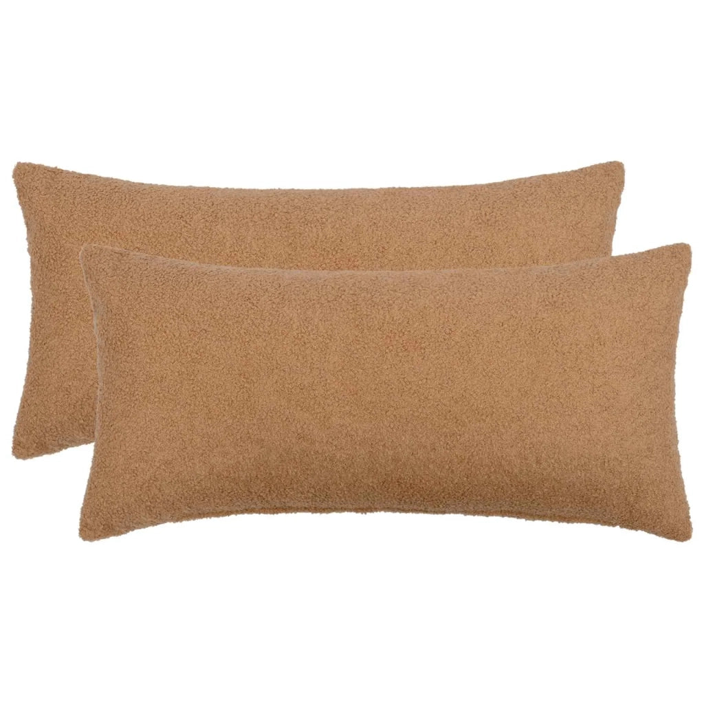 Federa 2 pcs HEERLEN Beige 40 x 80 cm Bouclé 909952